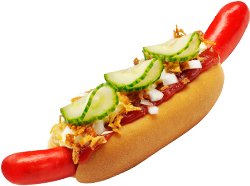 Rød Hotdog