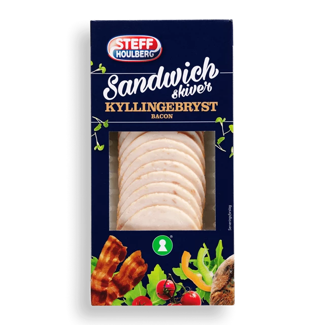 Sandwichskiver kyllingebryst & bacon